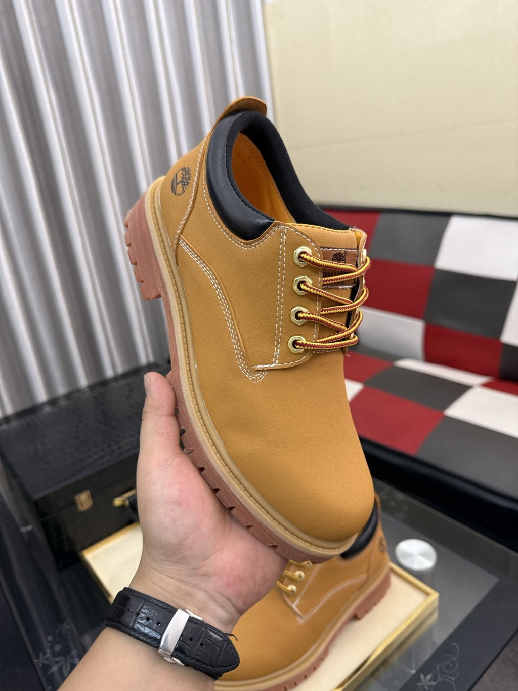 Timberland Lug Sole Lace-Up Shoes — model
