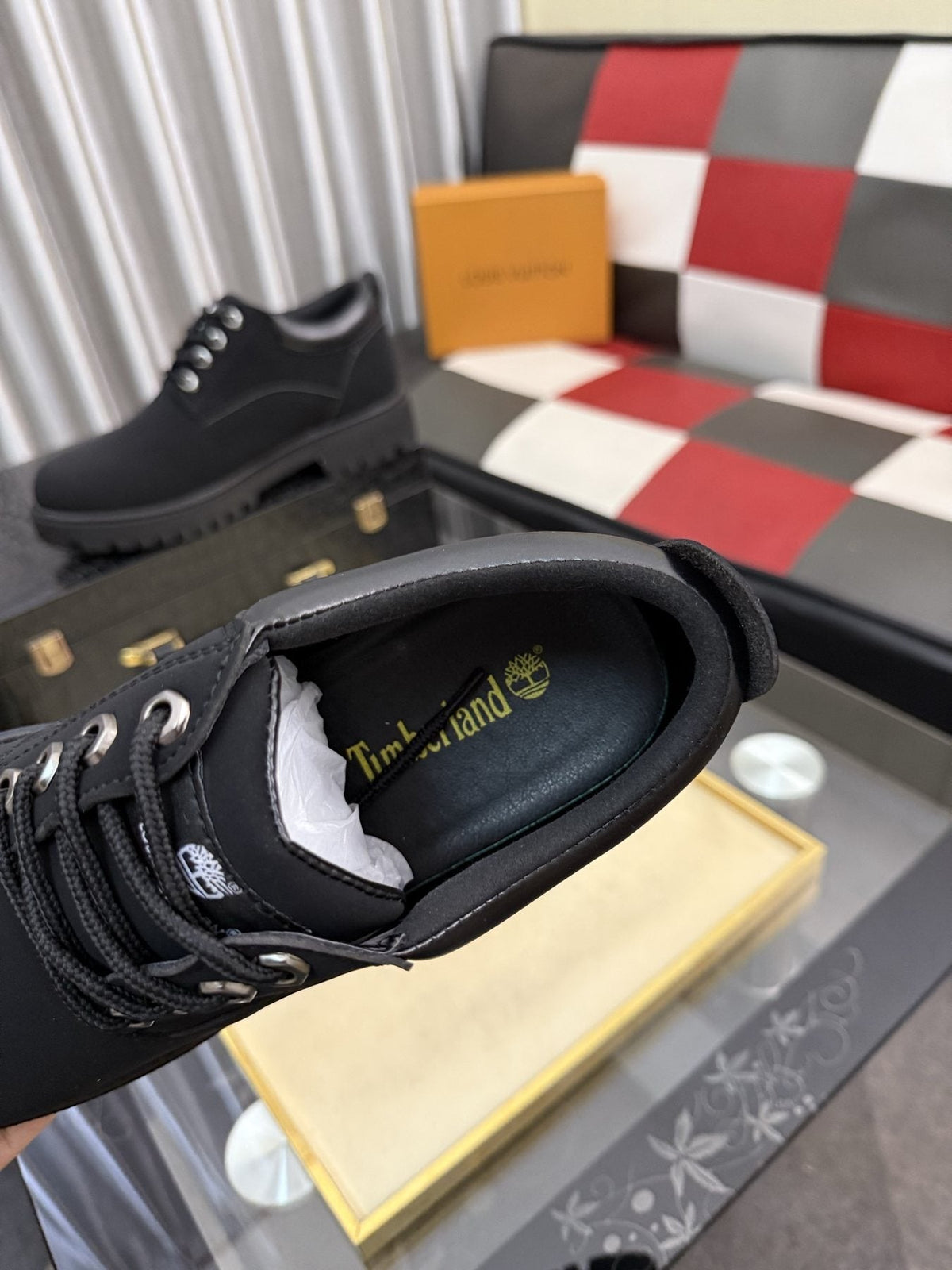 Timberland Lug Sole Lace-Up Shoes — label