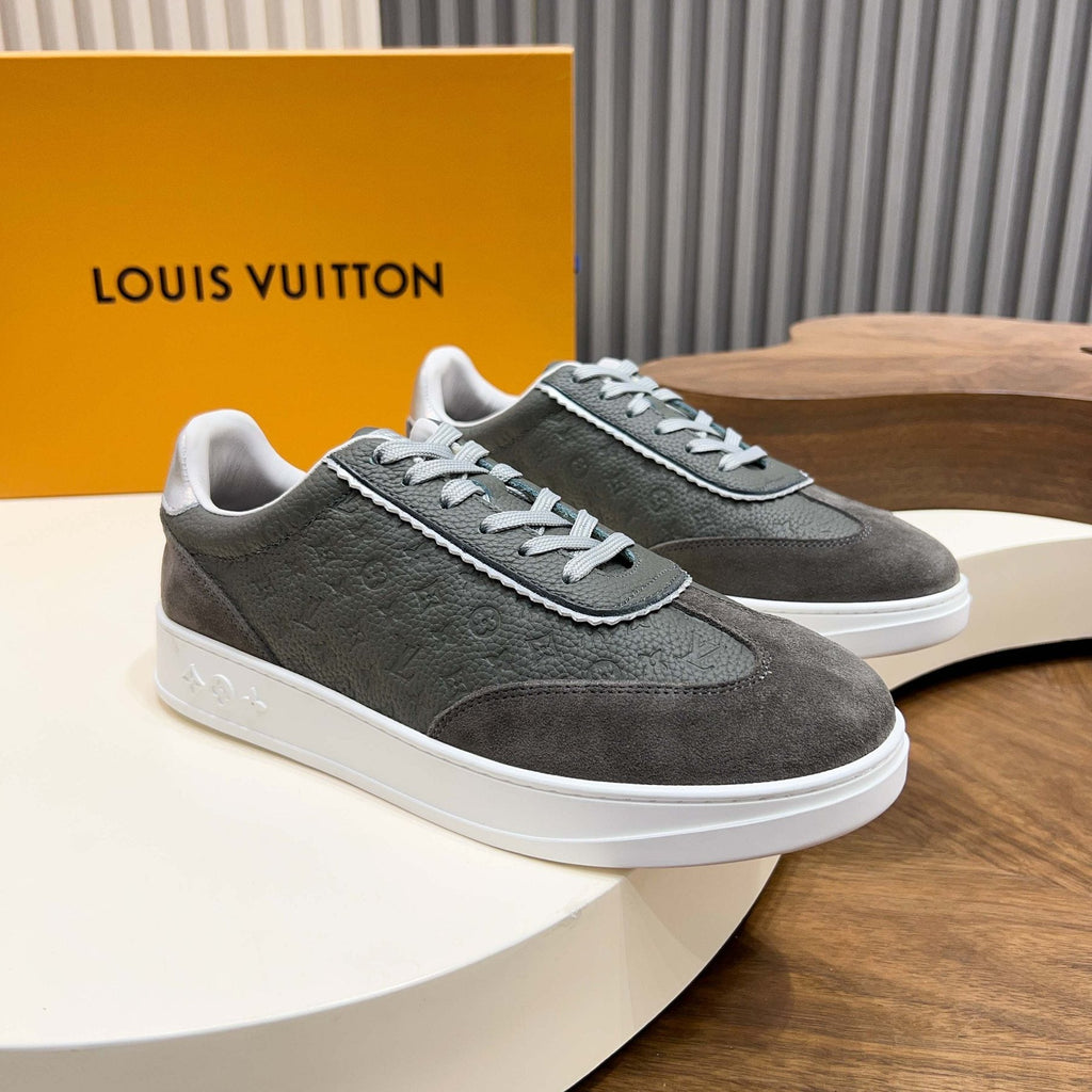 Louis Vuitton Embossed Low-Top Sneakers — front