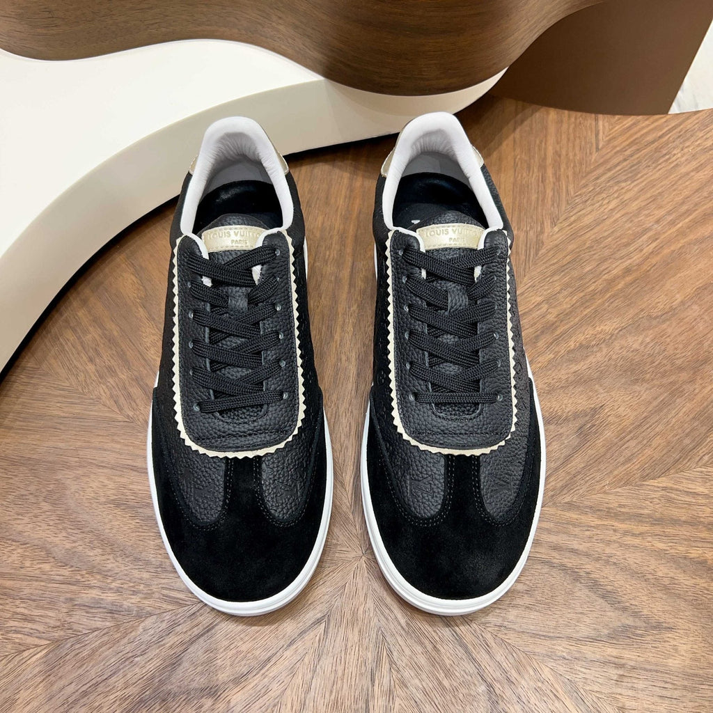 Louis Vuitton Embossed Low-Top Sneakers — front