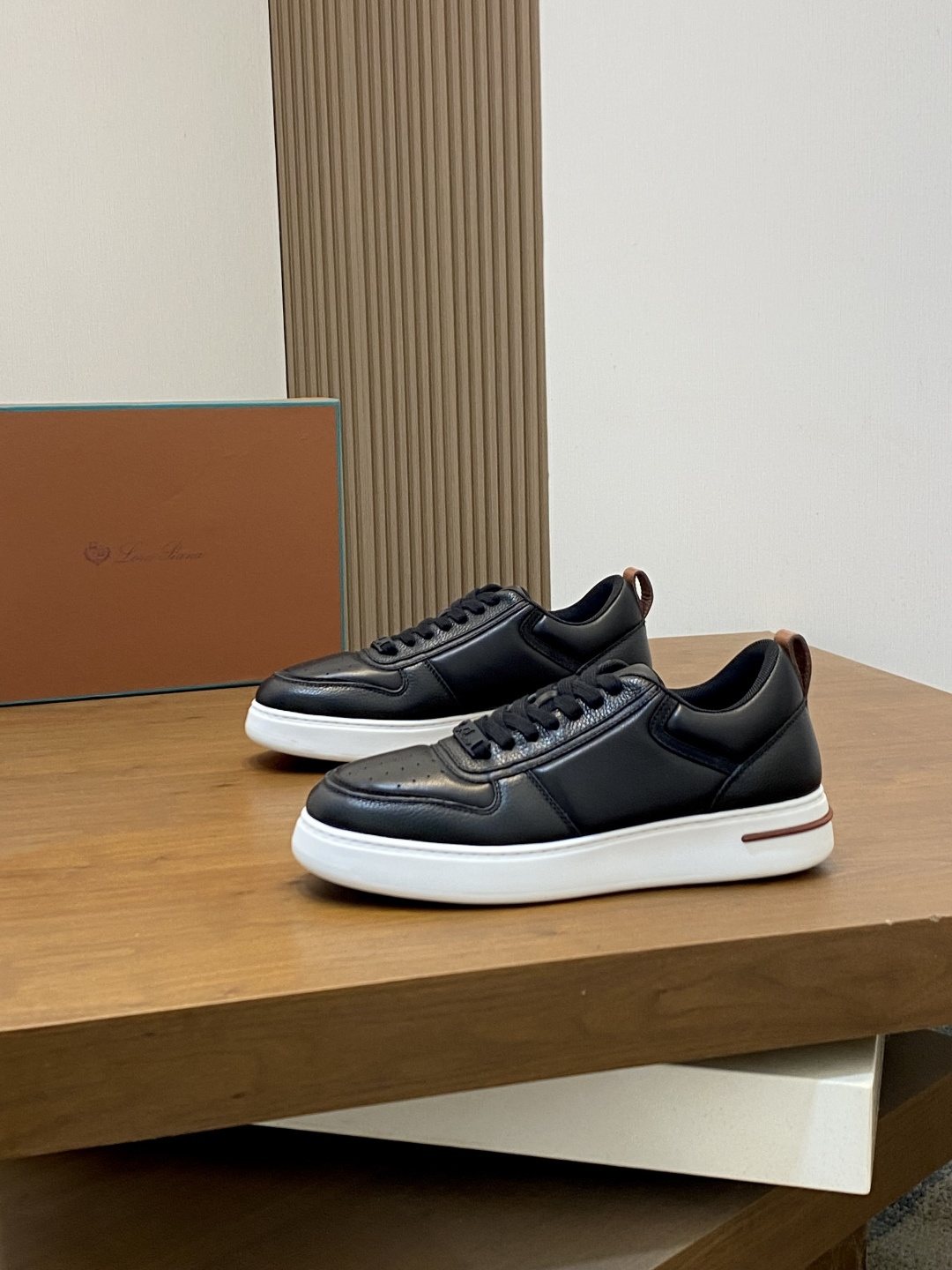 Loro Piana Tennis Walk Low-Top Sneakers — front