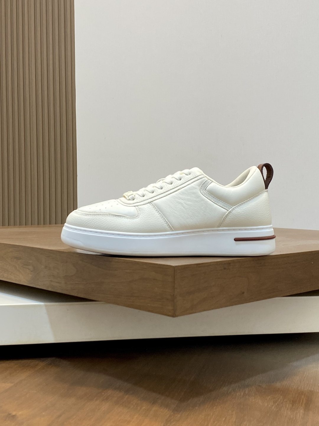 Loro Piana Tennis Walk Low-Top Sneakers — side