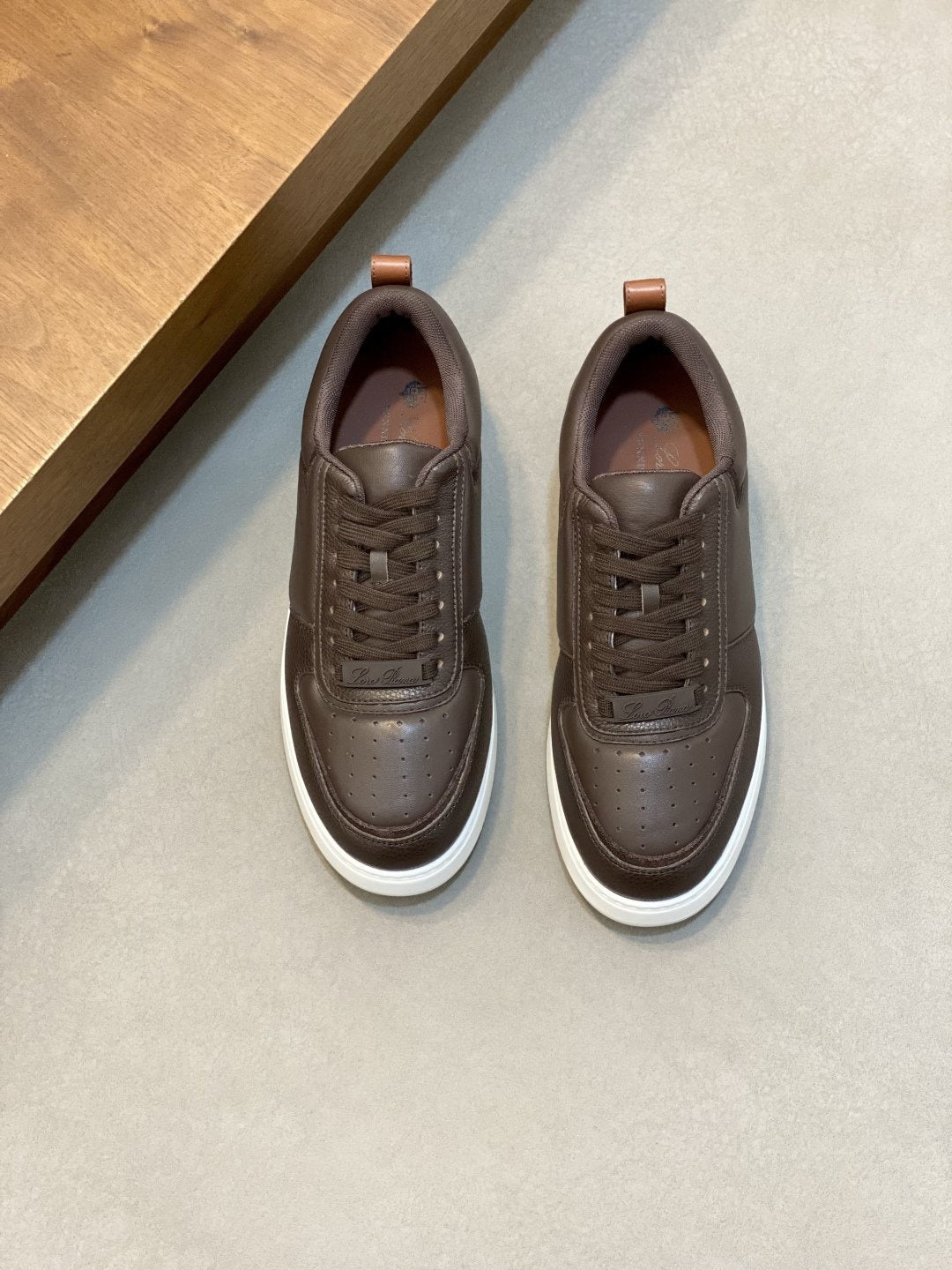 Loro Piana Tennis Walk Low-Top Sneakers — front