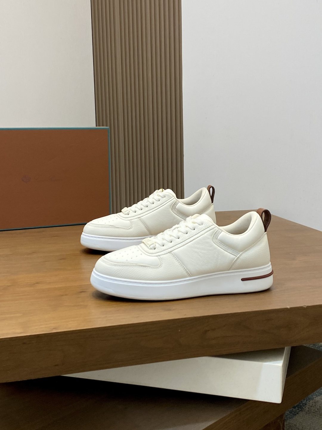 Loro Piana Tennis Walk Low-Top Sneakers — front