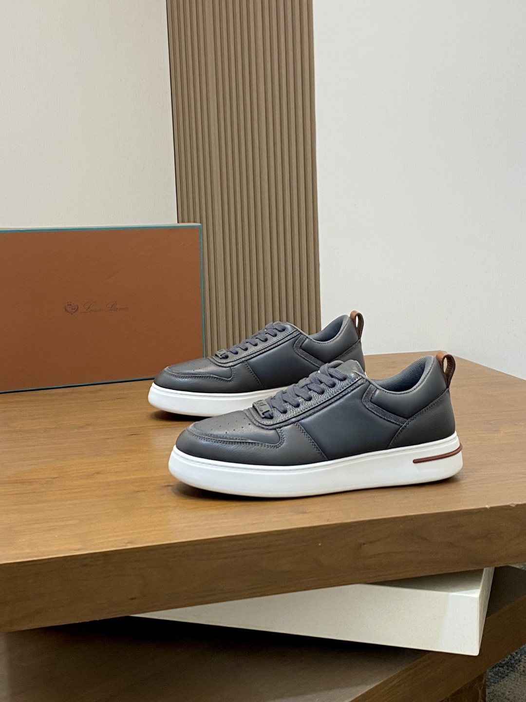Loro Piana Tennis Walk Low-Top Sneakers — front