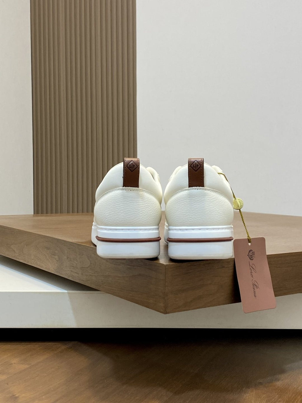 Loro Piana Tennis Walk Low-Top Sneakers — back