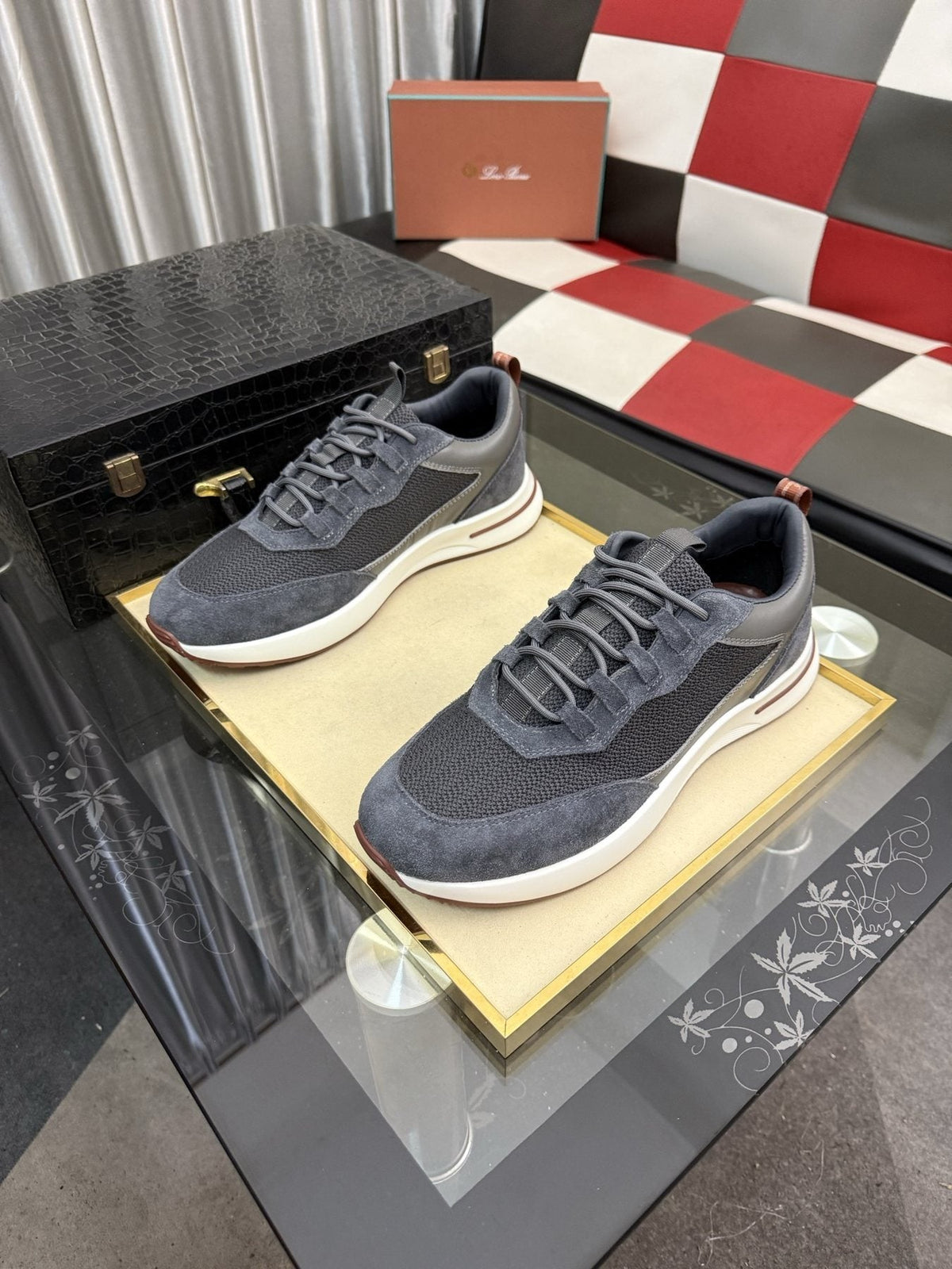 Men's Lace-Up Sneakers — front