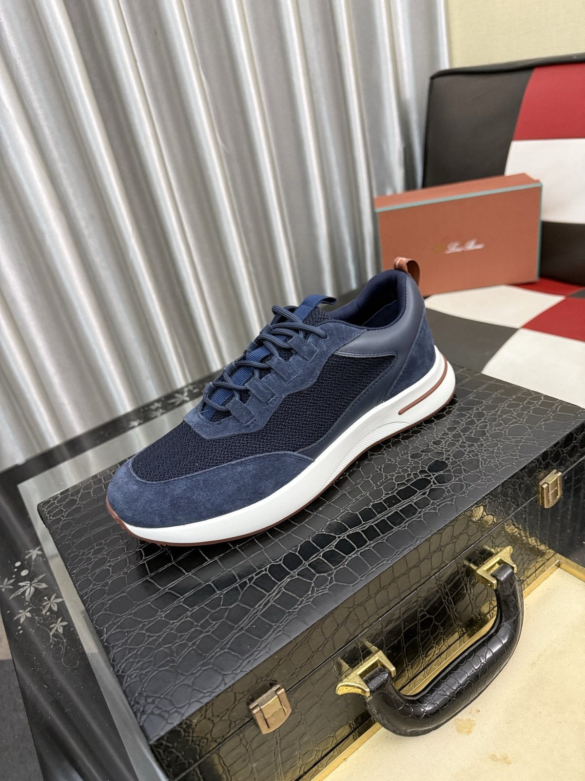 Men's Lace-Up Sneakers — front