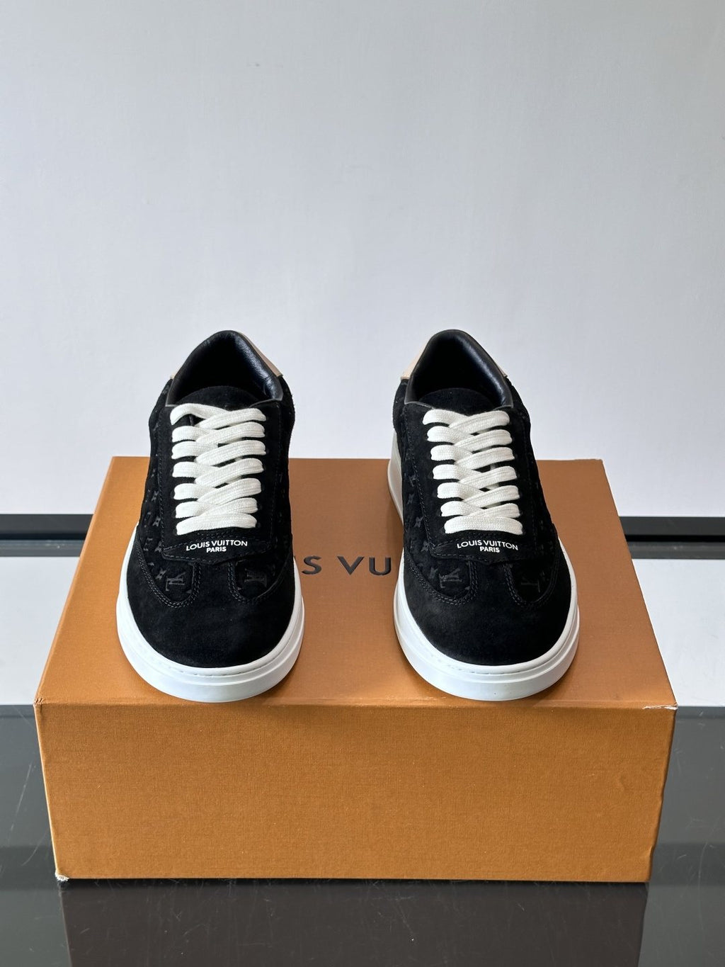 Louis Vuitton Flash Monogram Low-Top Sneakers — front