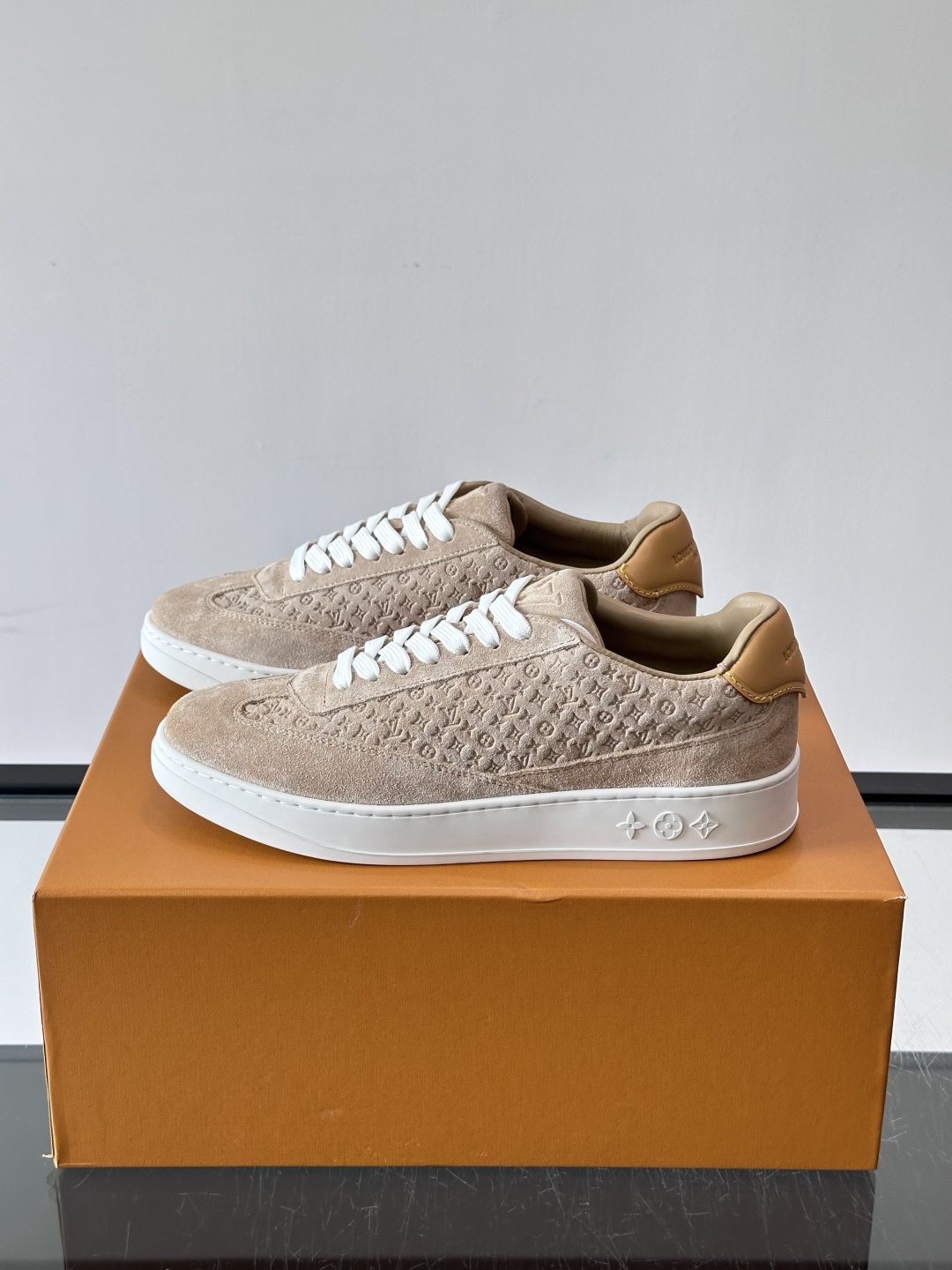Louis Vuitton Flash Monogram Low-Top Sneakers — side