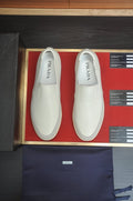 Prada Men’s Smooth Slip-On Shoes — hero