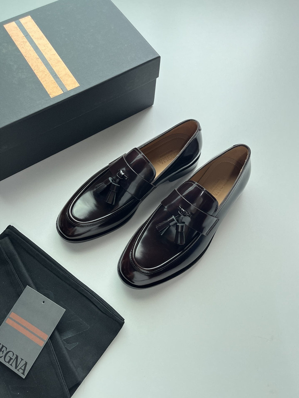 ZEGNA Tassel Loafers — hero