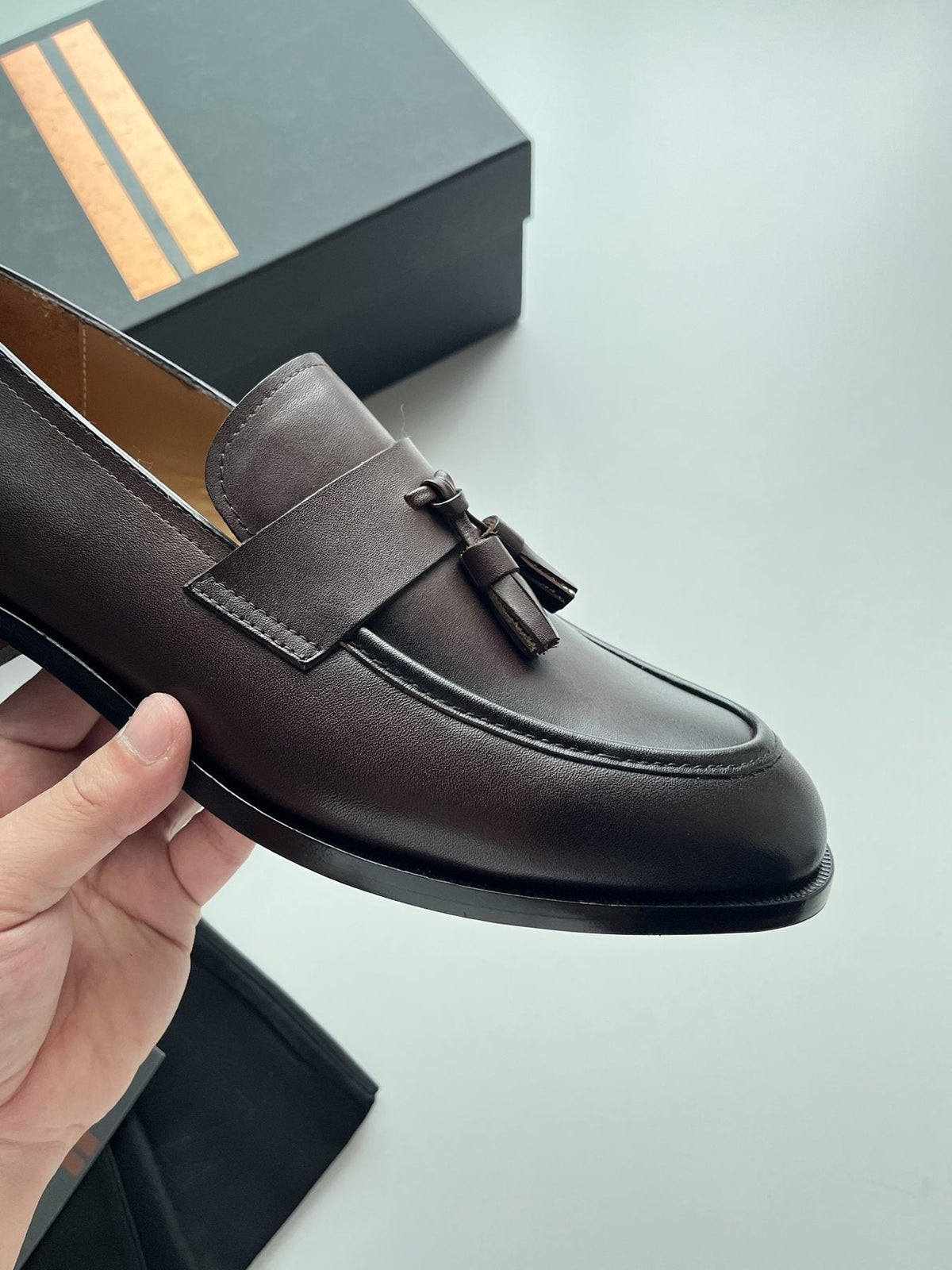 ZEGNA Tassel Loafers — front