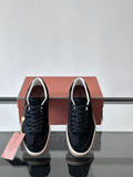 Loro Piana Black Cream Sole Sneakers — hero