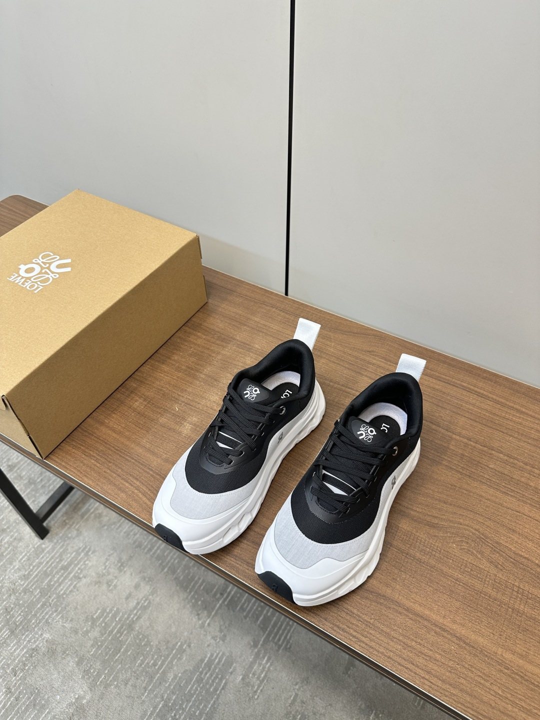 Loewe Mesh Panel Sneakers — front