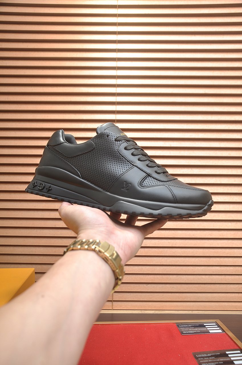 Louis Vuitton Perforated Low-Top Sneakers — model