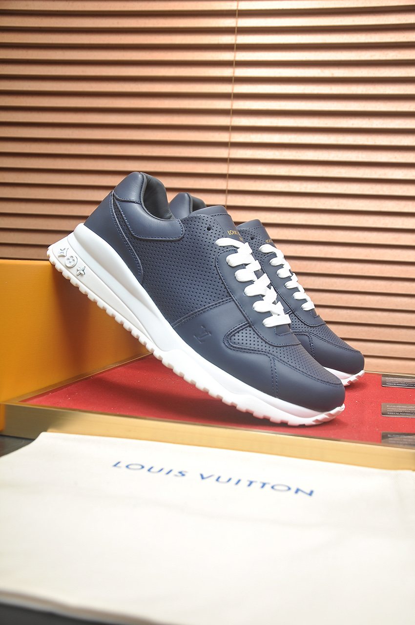 Louis Vuitton Perforated Low-Top Sneakers — front