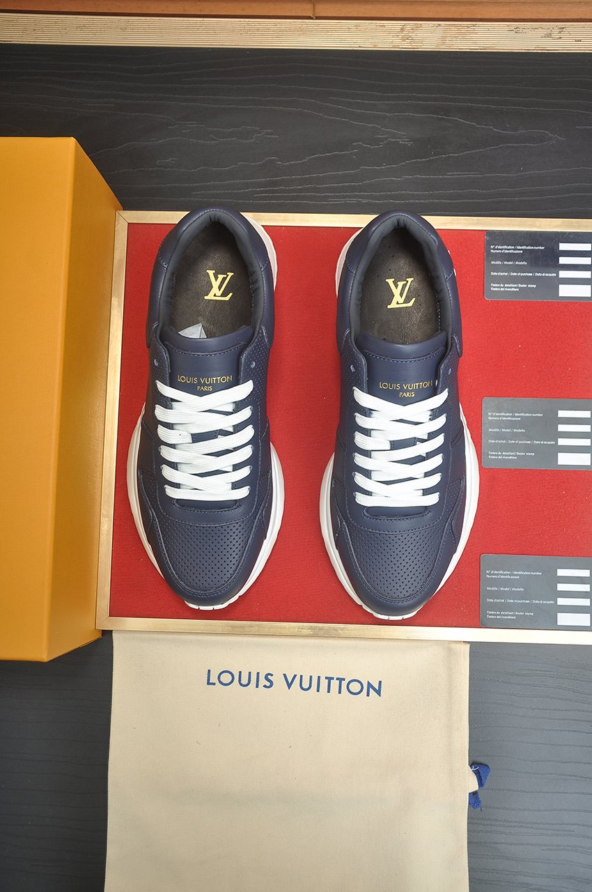 Louis Vuitton Perforated Low-Top Sneakers — front