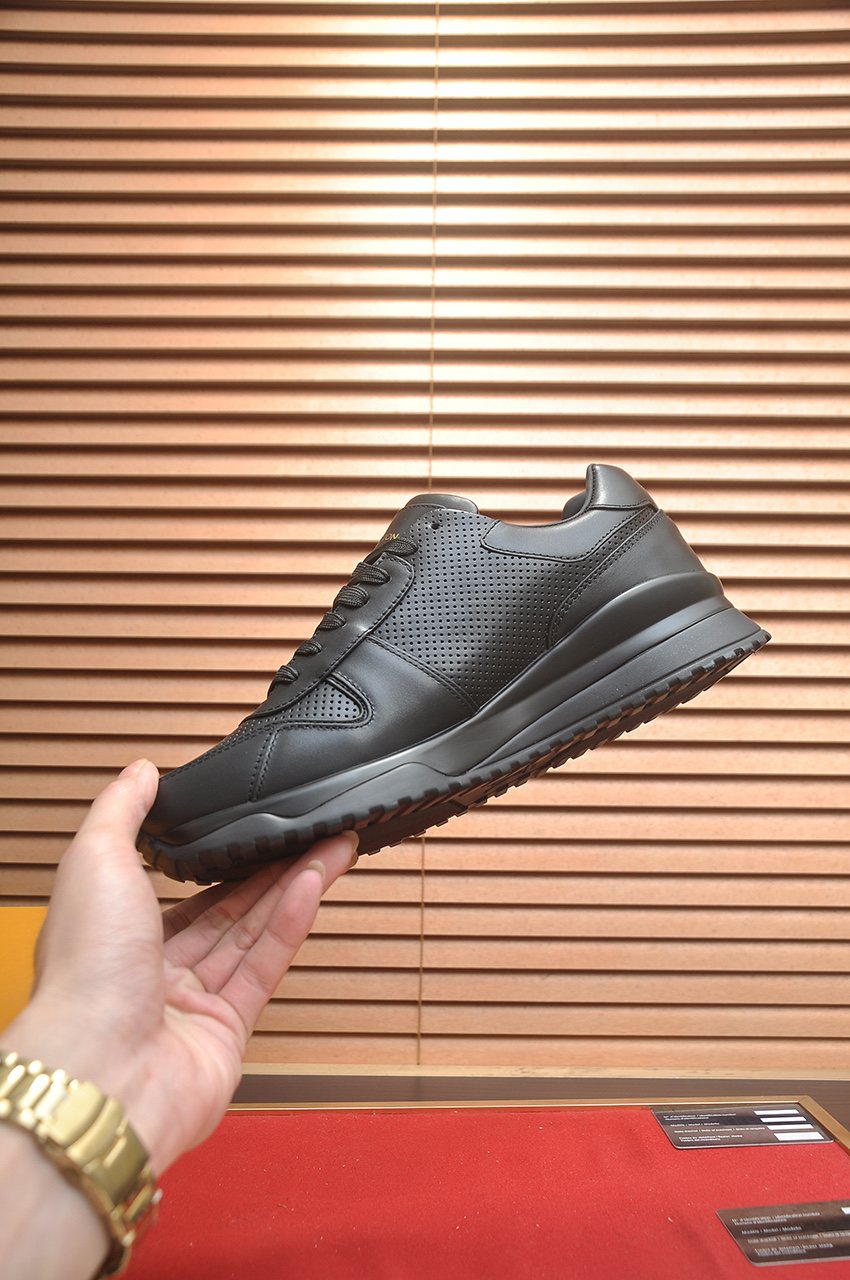 Louis Vuitton Perforated Low-Top Sneakers — side