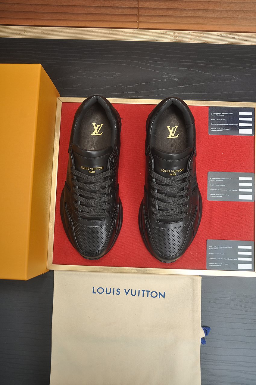 Louis Vuitton Perforated Low-Top Sneakers — front