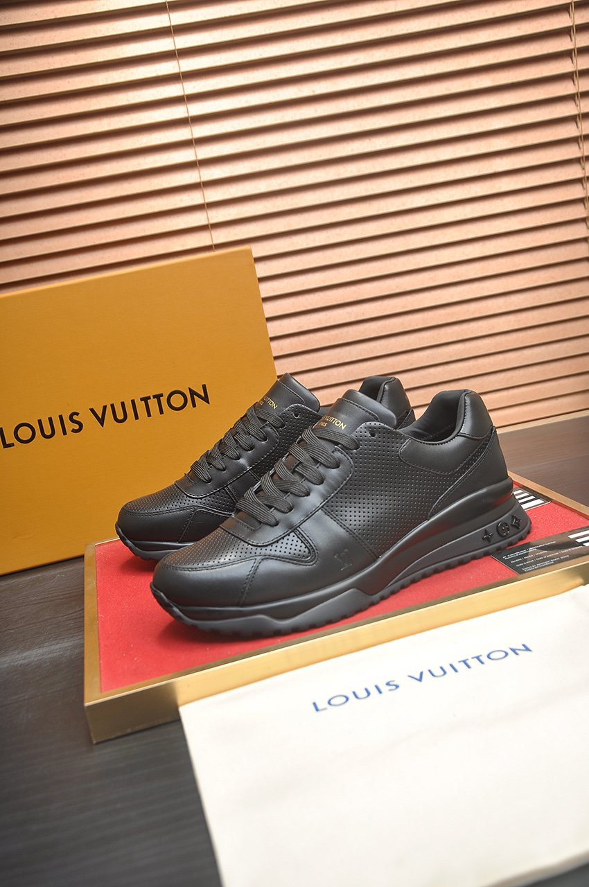 Louis Vuitton Perforated Low-Top Sneakers — front