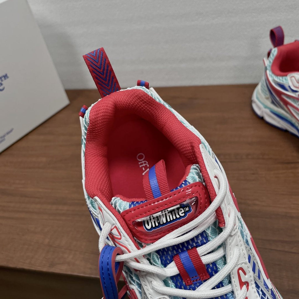 Off-White Layered Running Shoes — label