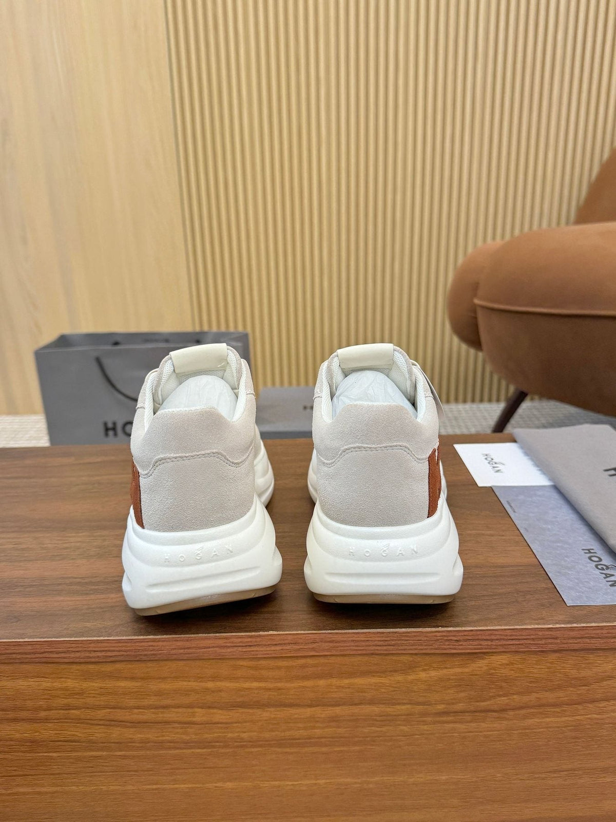 HOGAN H696 Platform Sneakers — back