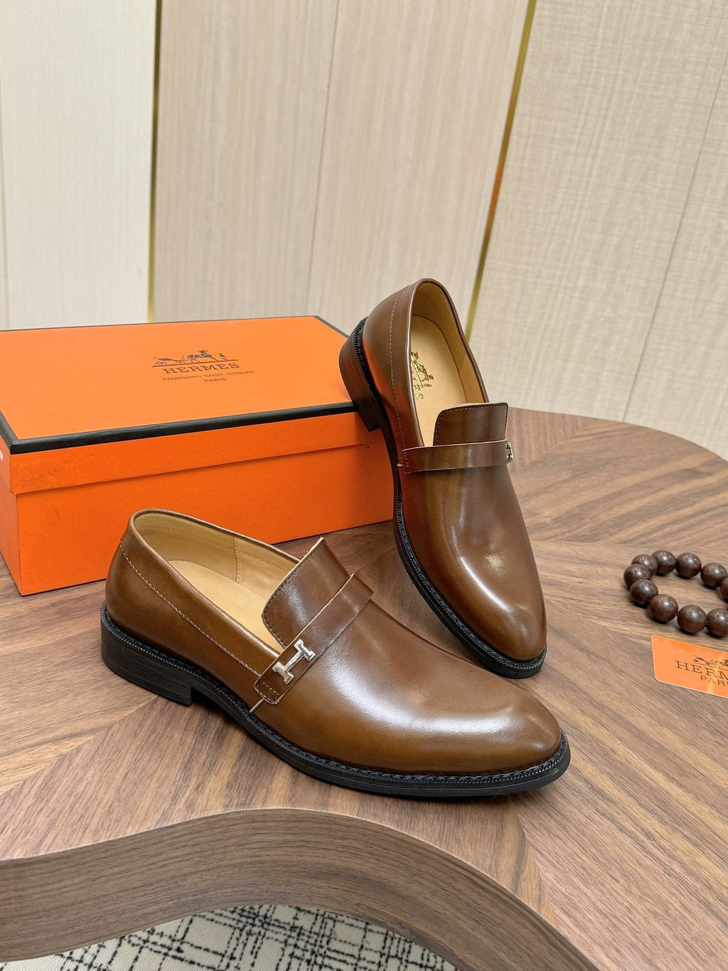 Hermès Metal H-Hardware Loafers — model