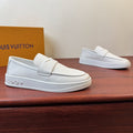 Louis Vuitton Textured Slip-On Loafers — hero