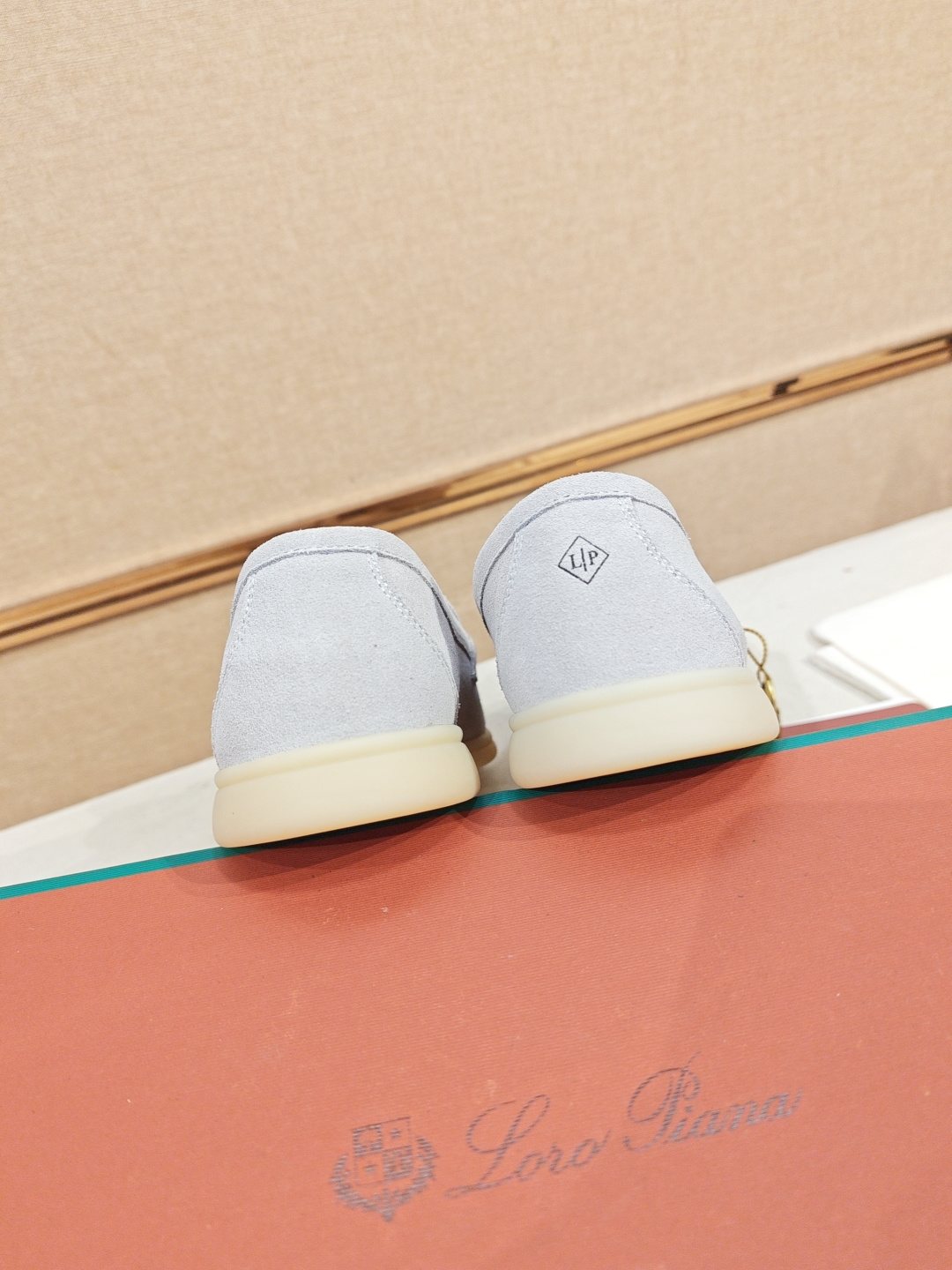 Loro Piana Metal-Charm Moc Toe Loafers — back