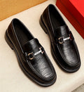 Salvatore Ferragamo Black Bit Loafers — hero