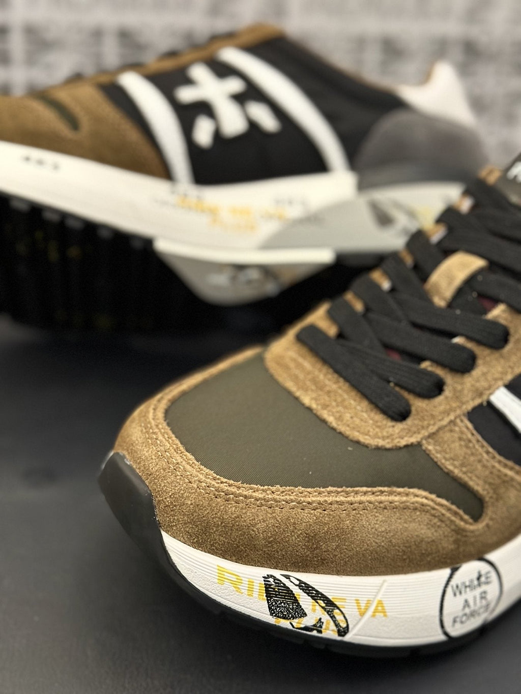 PREMIATA Panel-Detail Men's Sneakers — detail