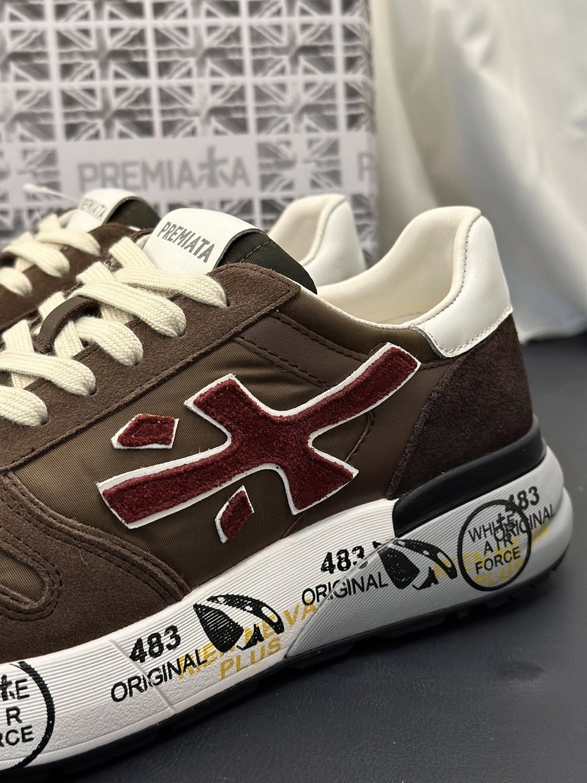 PREMIATA Panel-Detail Men's Sneakers — detail