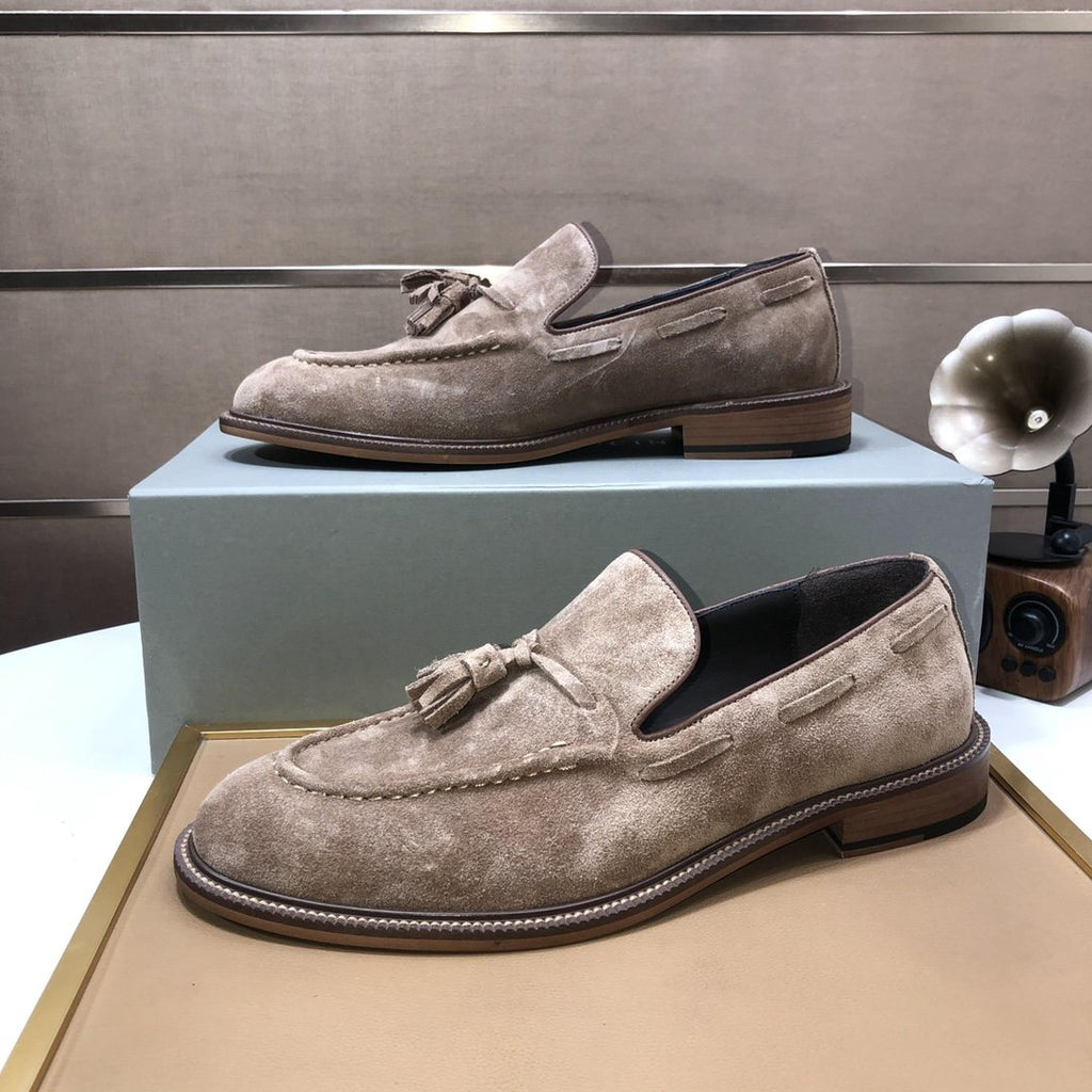 Brunello Cucinelli Men's Tassel Loafers — side
