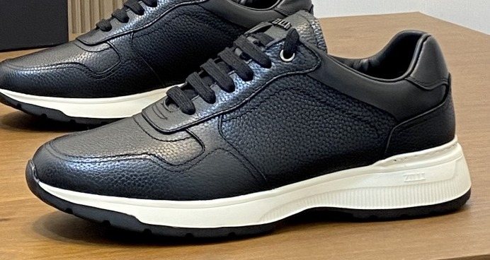 ZILLI Stitched Leather Sneakers — hero