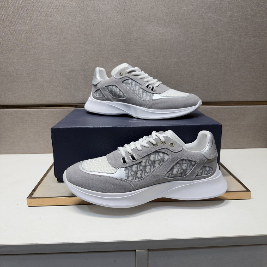Dior Paneled Low-Top Sneakers — front