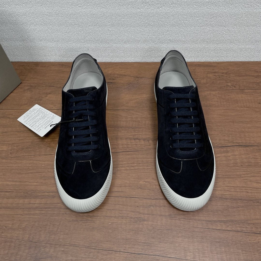 Giorgio Armani Perforated Low-Top Sneakers — front