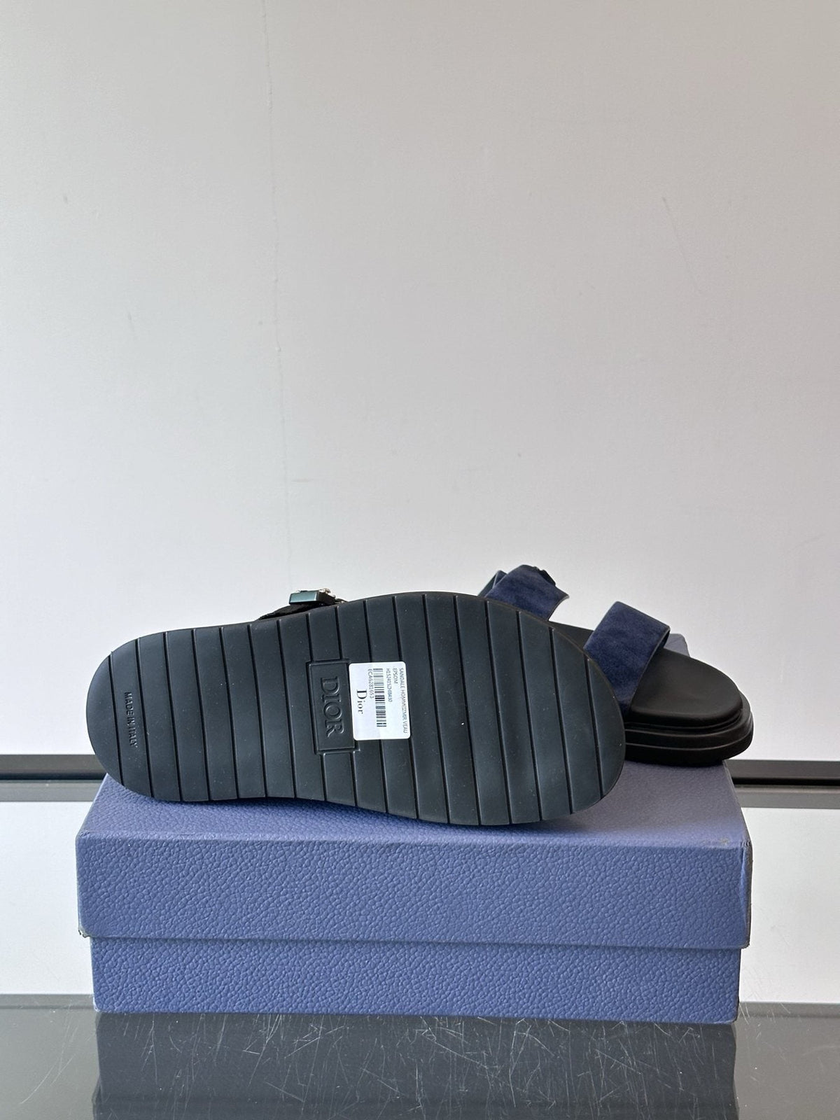 Dior Two-Strap Slide Sandals — back