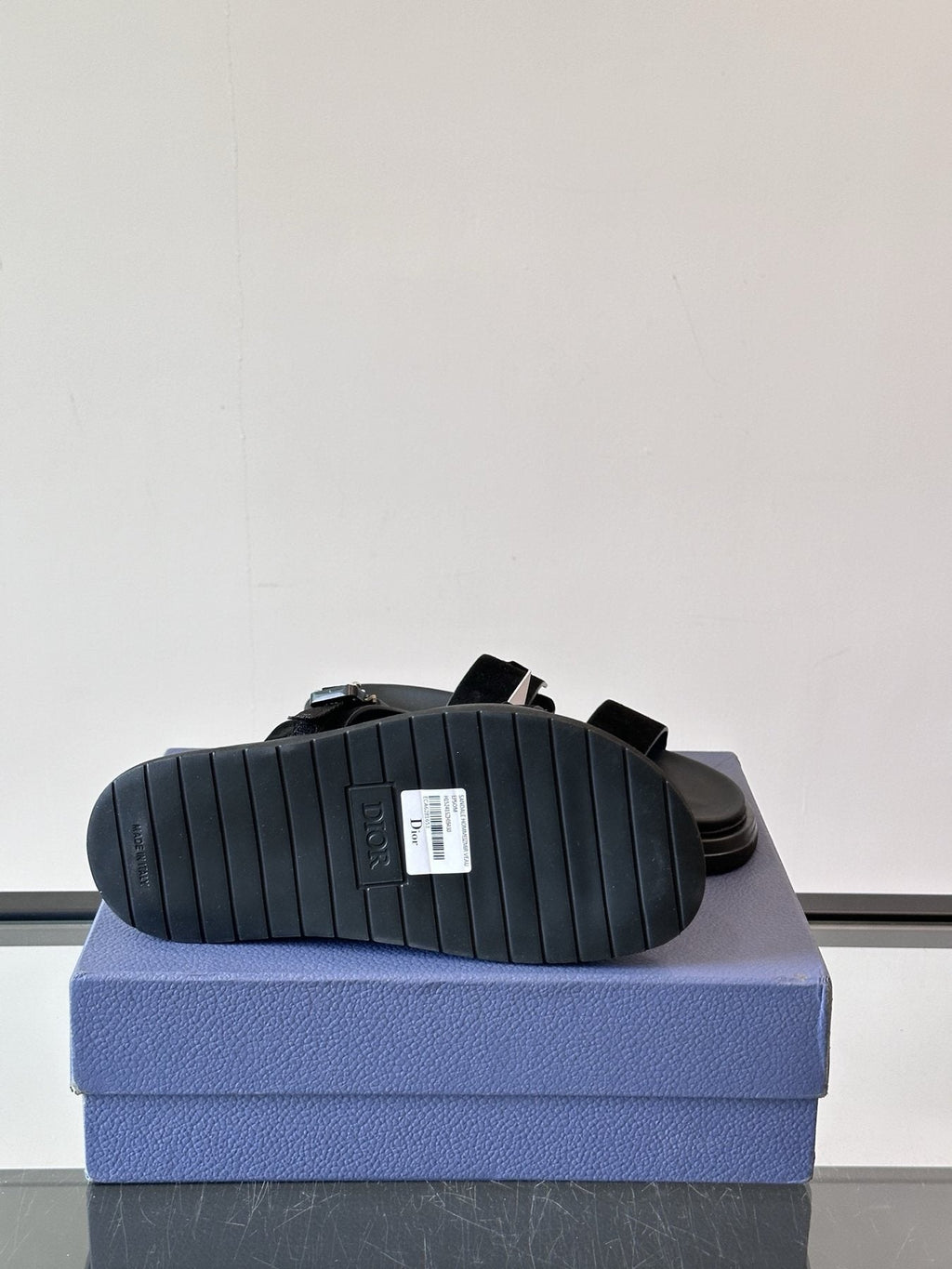 Dior Two-Strap Slide Sandals — detail