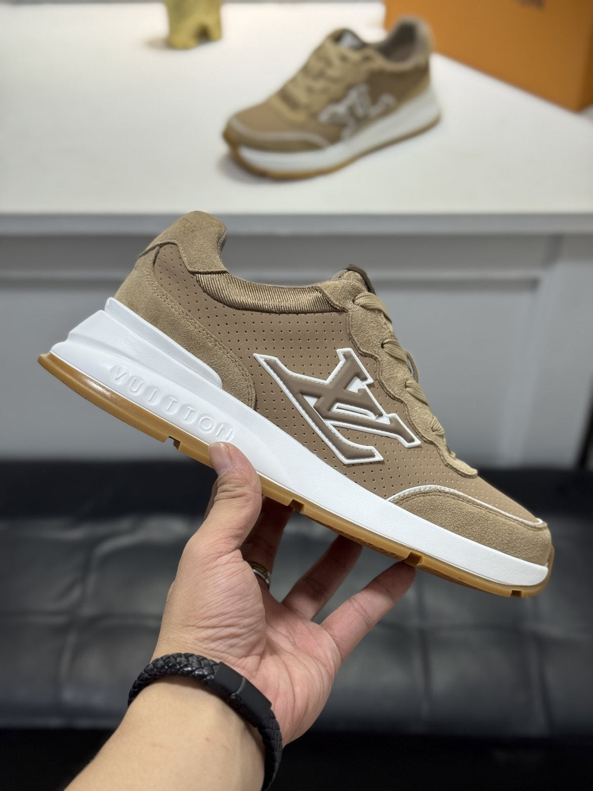Louis Vuitton LV Panel Low-Top Sneakers — side