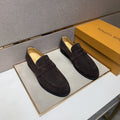 Louis Vuitton Men's Vamp-Strap Loafers — hero