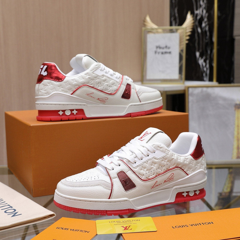 Louis Vuitton Low-Top Lace Sneakers — side
