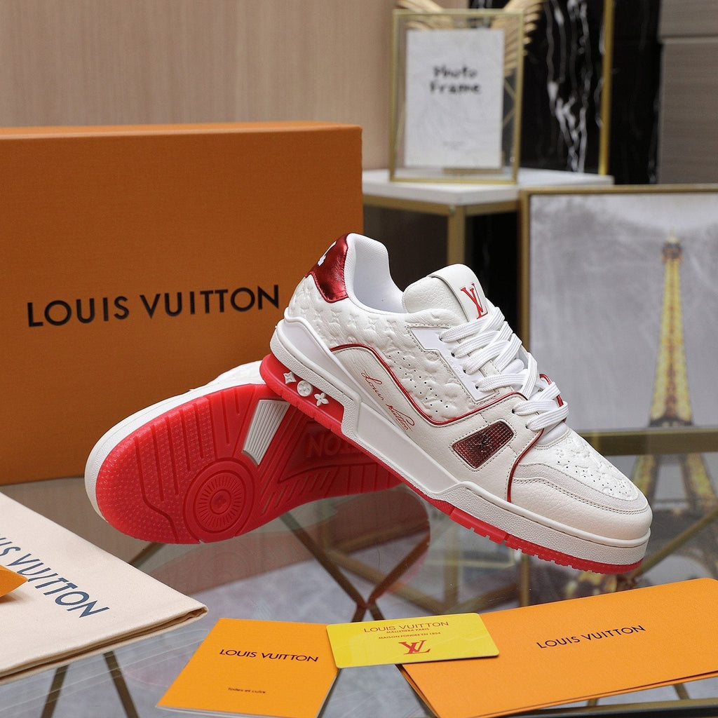 Louis Vuitton Low-Top Lace Sneakers — side