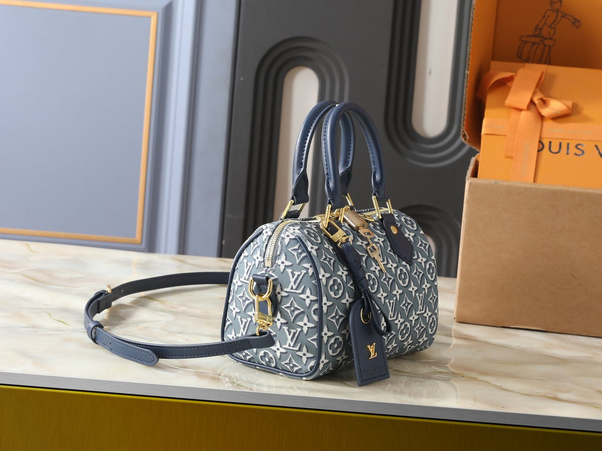 Louis Vuitton Speedy Bandoulière 20 Monogram Satchel — side