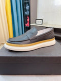 Prada Textured Slip-On Shoes — hero
