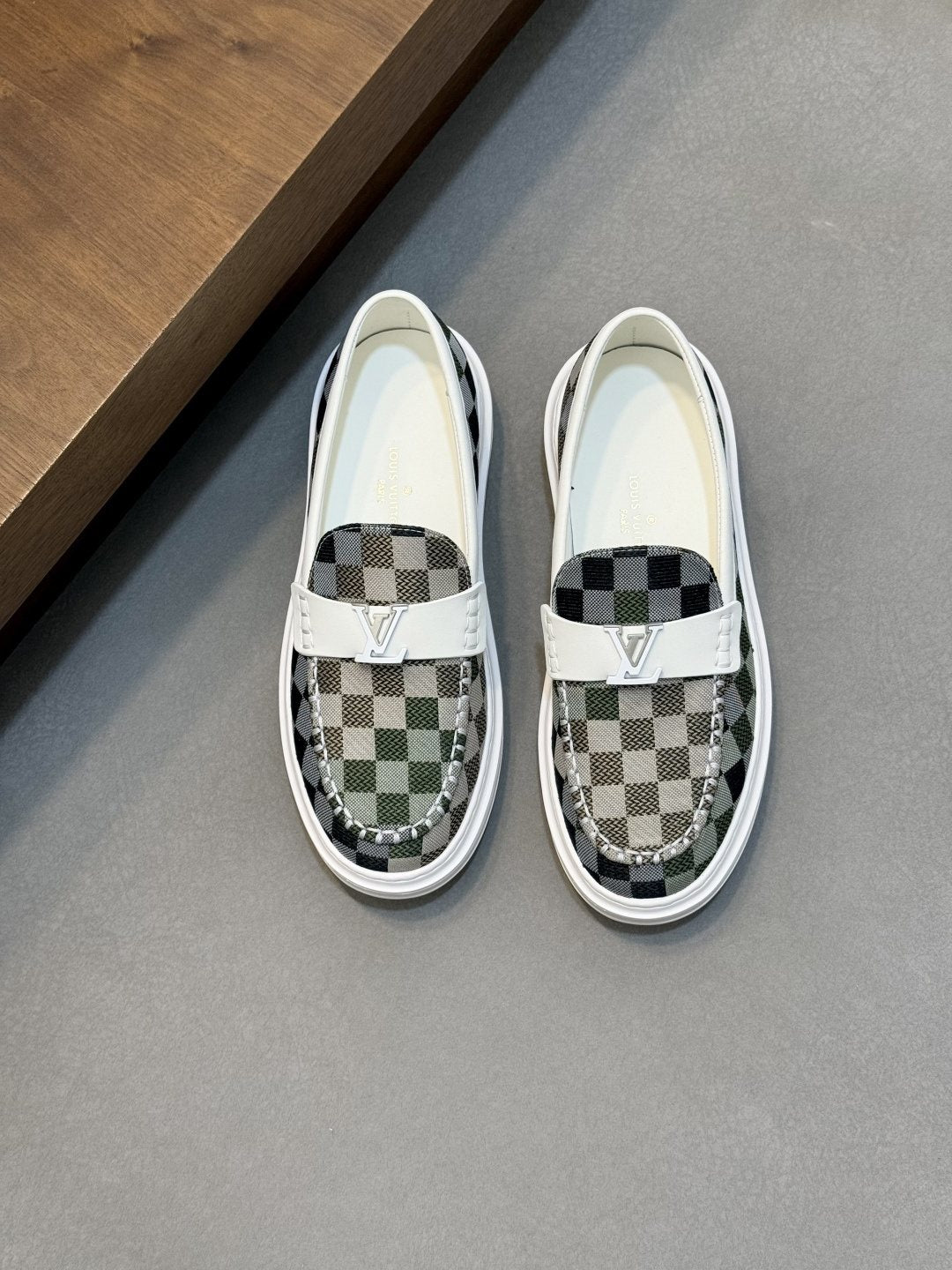 lougou Strap Slip-On Sneakers — front