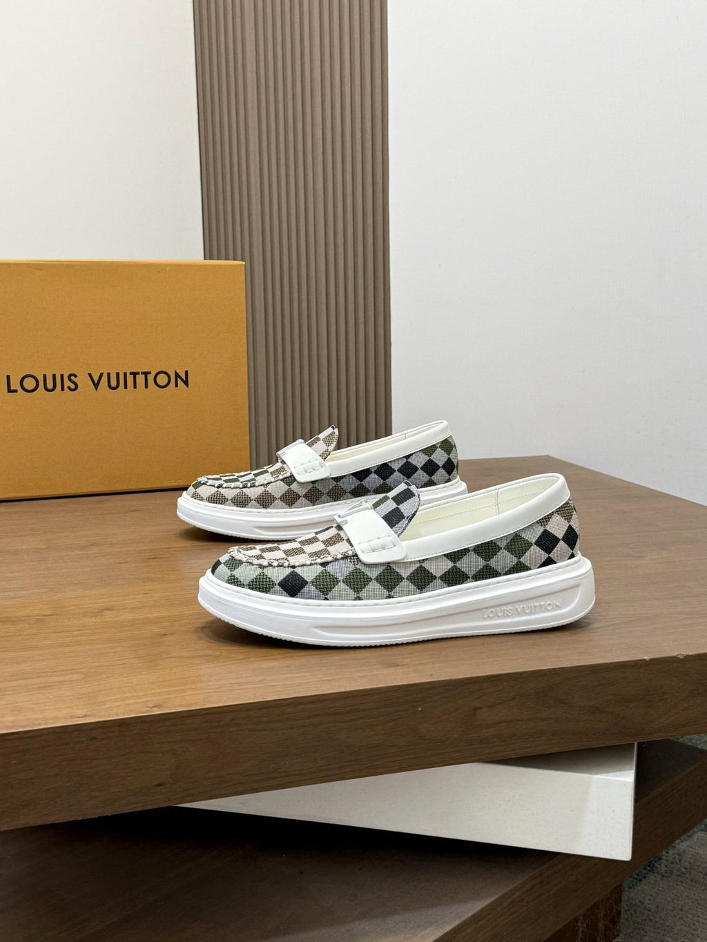 lougou Strap Slip-On Sneakers — front