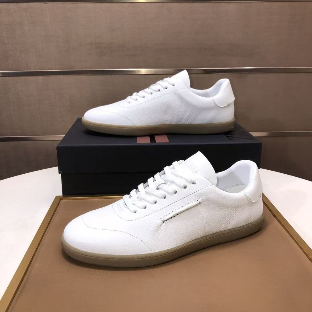Zegna 232 Suede Low-Top Sneakers — side