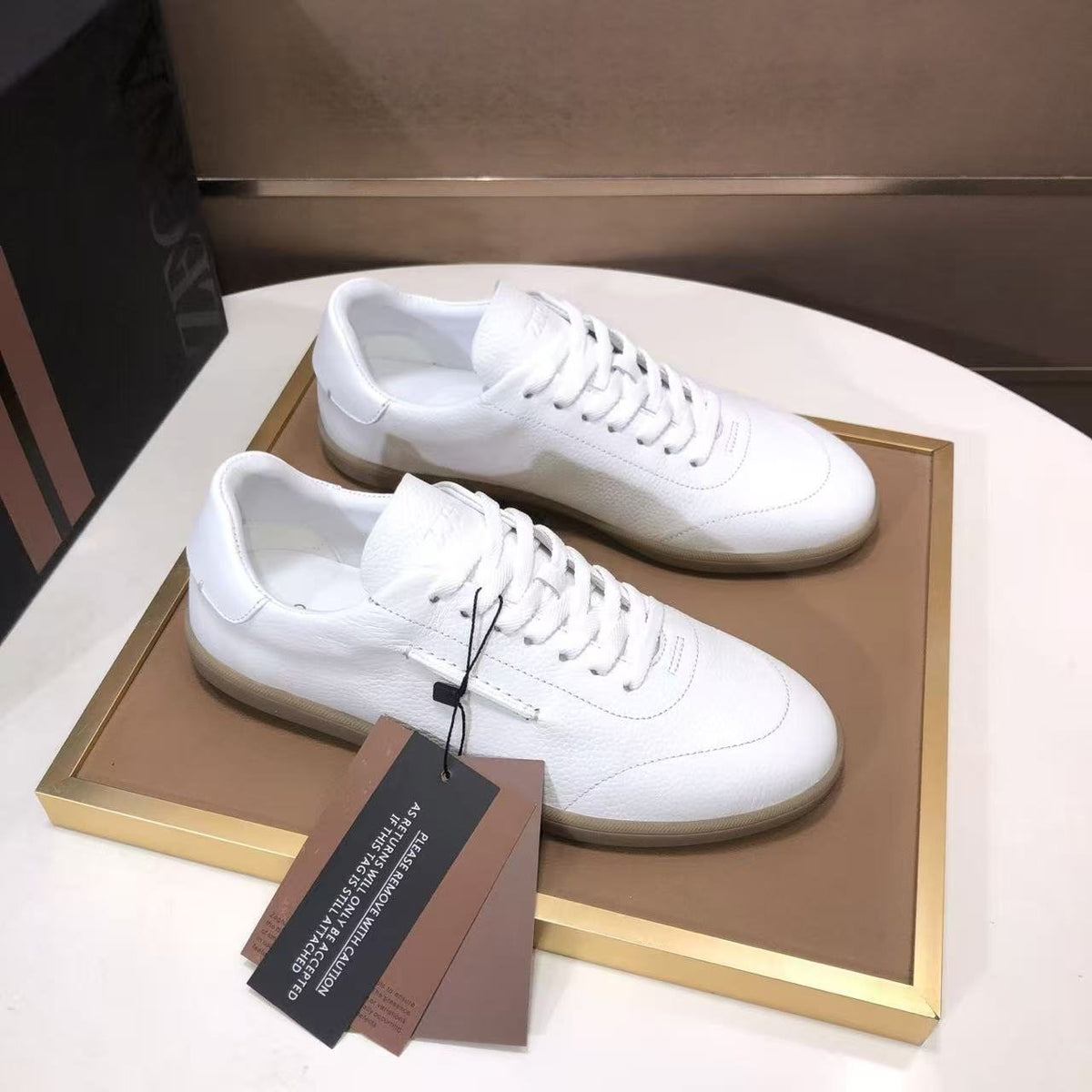 Zegna 232 Suede Low-Top Sneakers — front