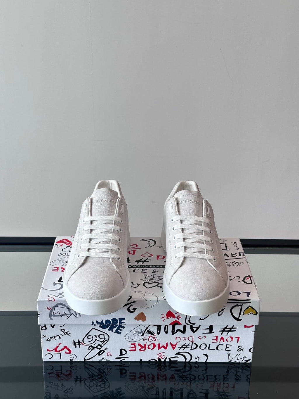 Dolce & Gabbana Lace-Up Low-Top Sneakers — front